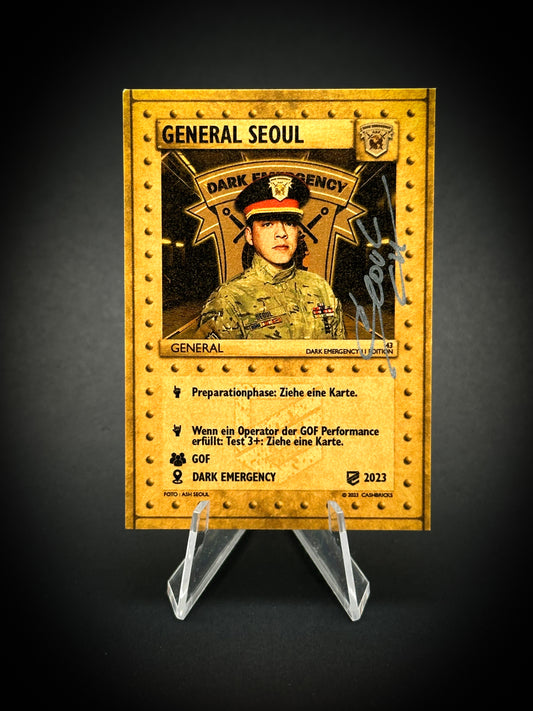GENERAL SEOUL - COLLECTOR SIGNATURE CARD