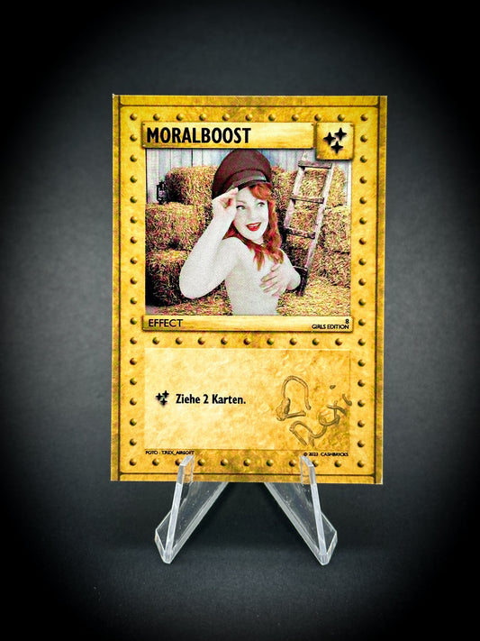 MORALBOOST - COLLECTOR SIGNATURE CARD